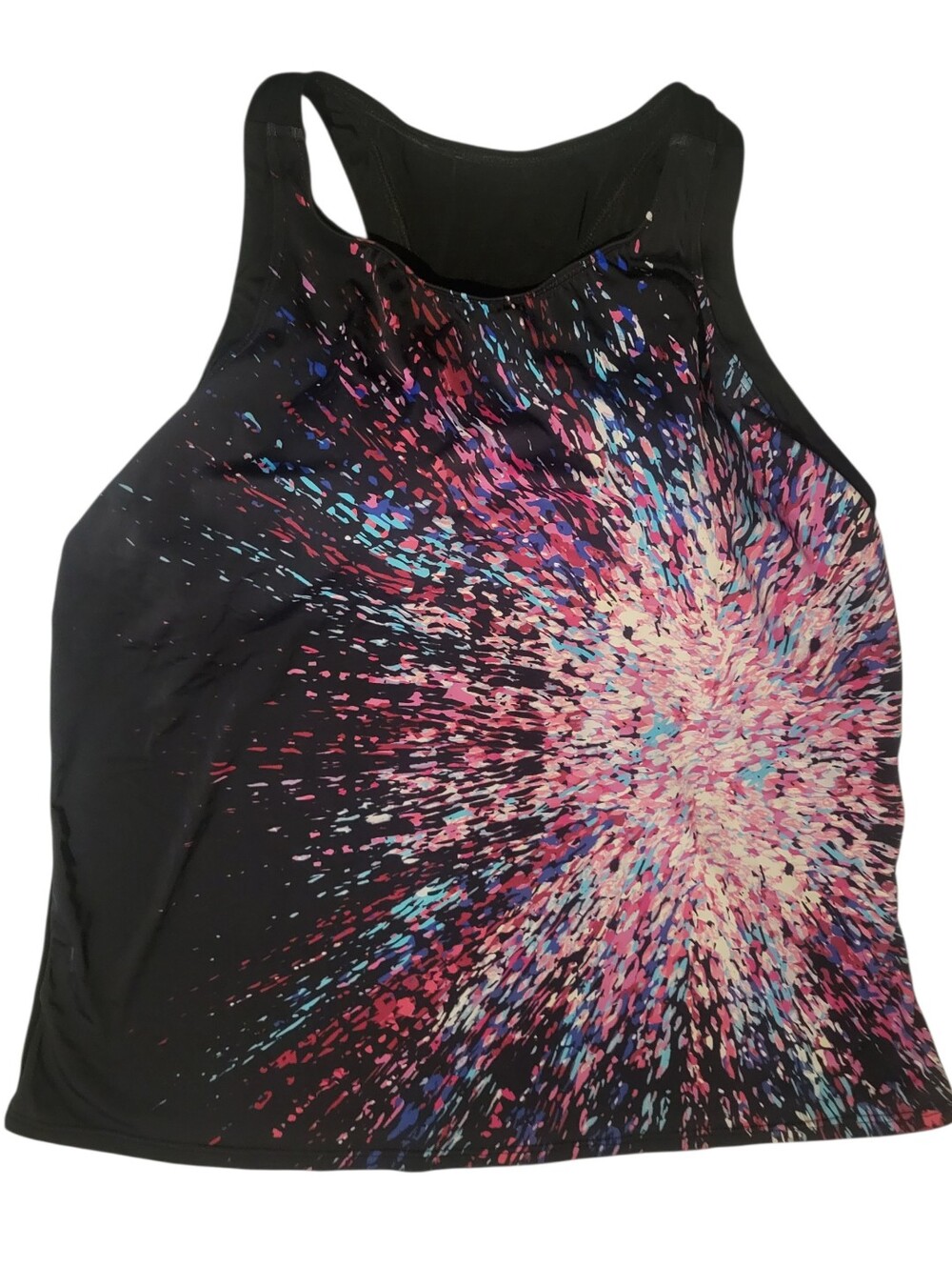 Swim365 swimsuit top pink and black plus size 18